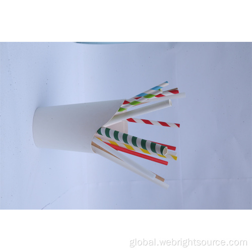 Drinking Straw for Coffee Disposable Paper Straw For Drinking Manufactory